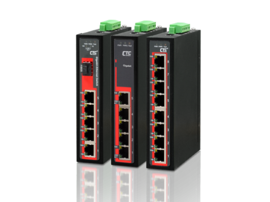 Switch công nghiệp 5, 8 port RJ45 1GB + 1 port SFP 1GB